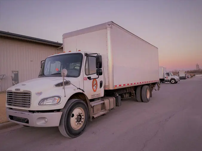 Hajoca Oklahoma City plumbing delivery trucks